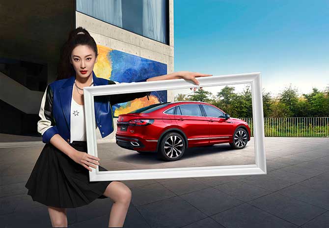 张雨绮代言上汽大众途观x:"x"就是无限可能