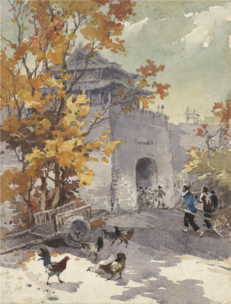 亦中亦西亦我中国水彩画之父李剑晨艺术展开幕