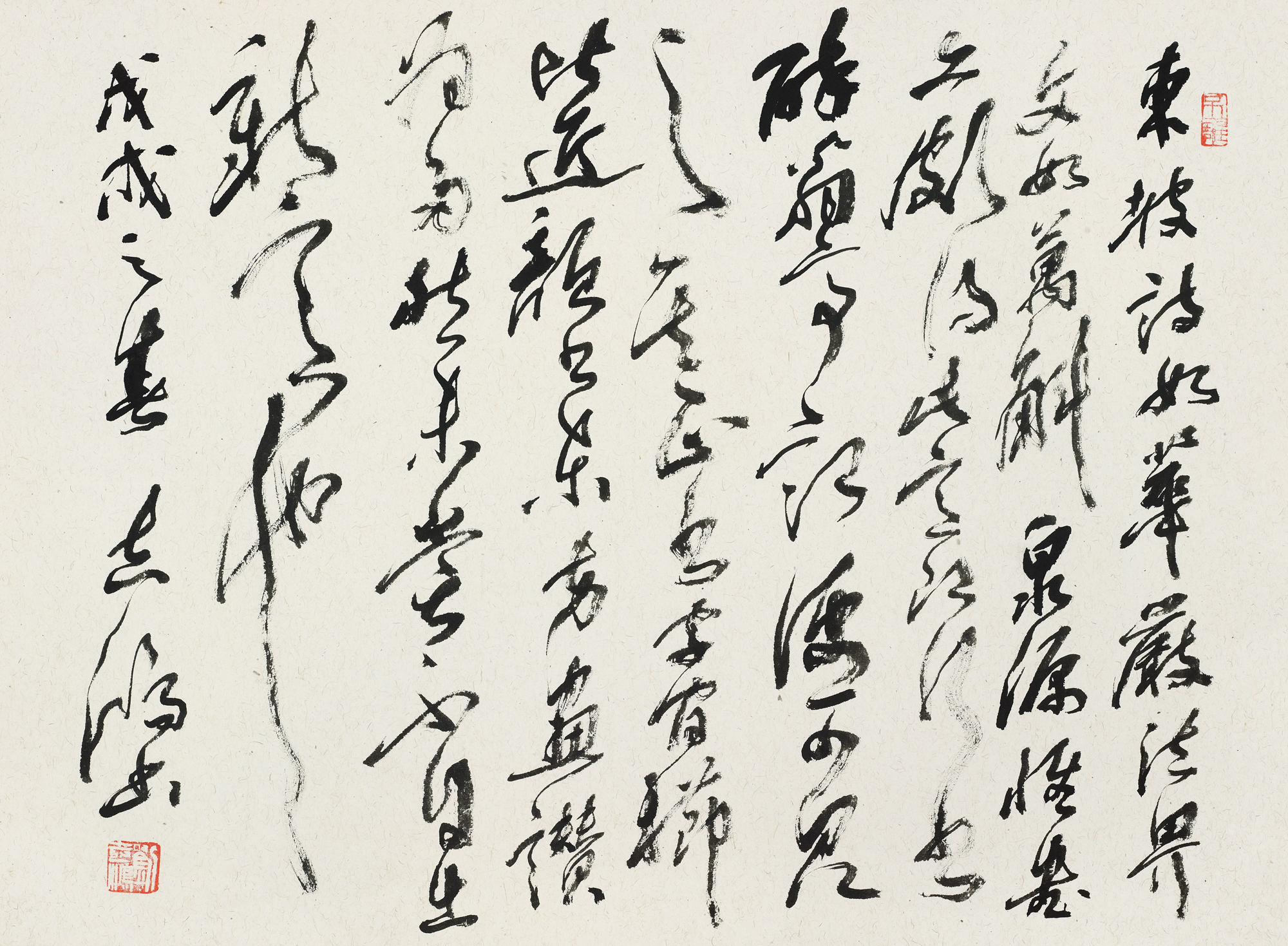 刘志鸿书法展今日在江苏大剧院美术馆开幕