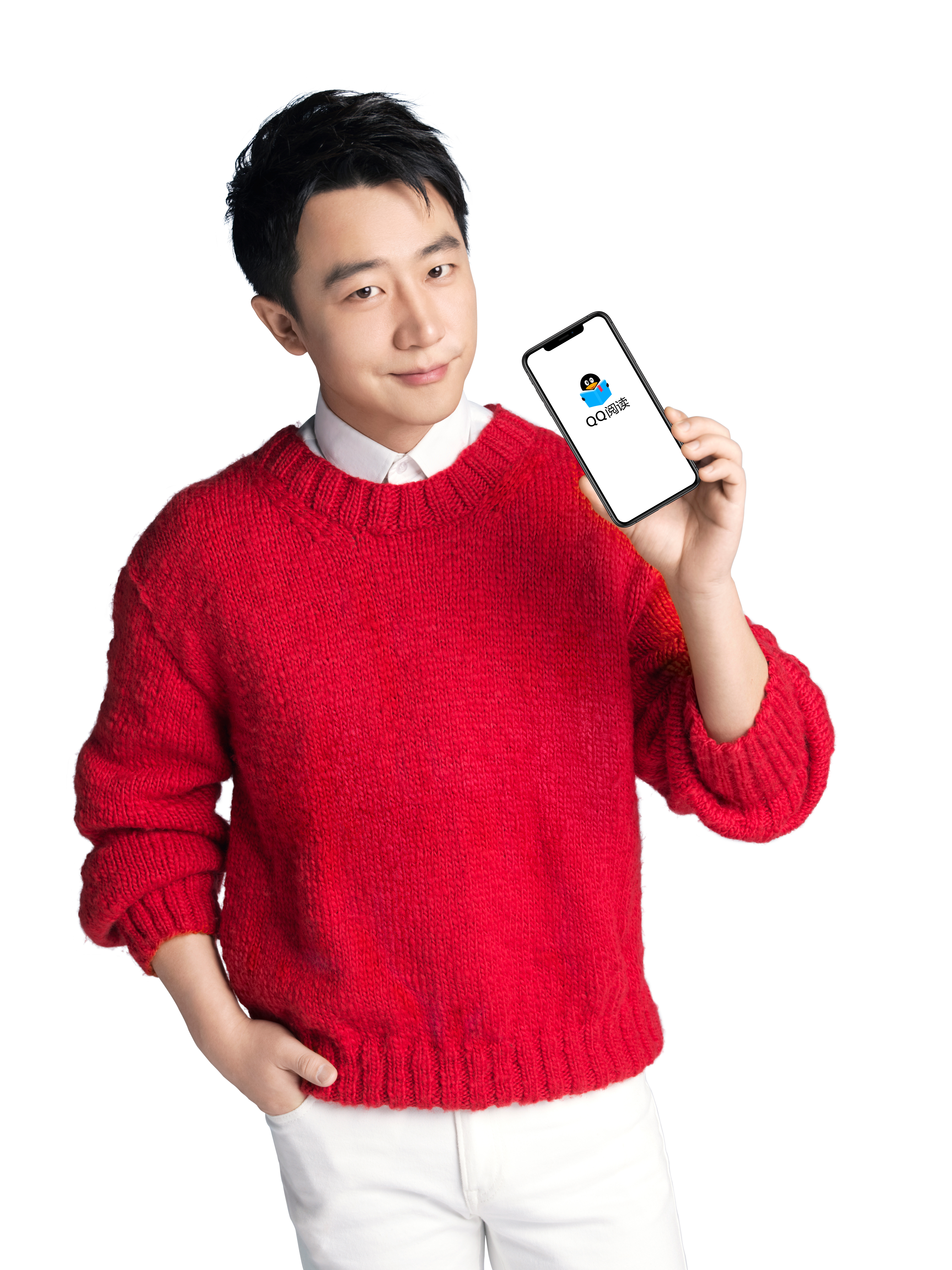 黄轩成为qq阅读新代言人变身队长号召网友组队读书