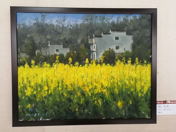 画出心中的桃花源泰州画家杨晓东举办田园画展