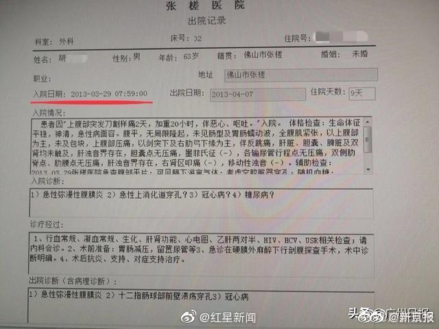 流浪汉被医院无偿救治,6年后医院收到7524.81元,而他早已去世